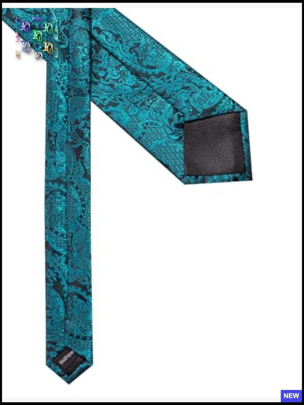 Silk Blend Tie Set Elegant Paisley Formal Wedding Business Accessories